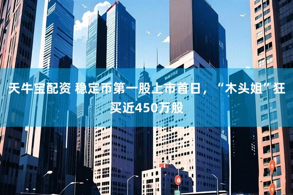 天牛宝配资 稳定币第一股上市首日，“木头姐”狂买近450万股